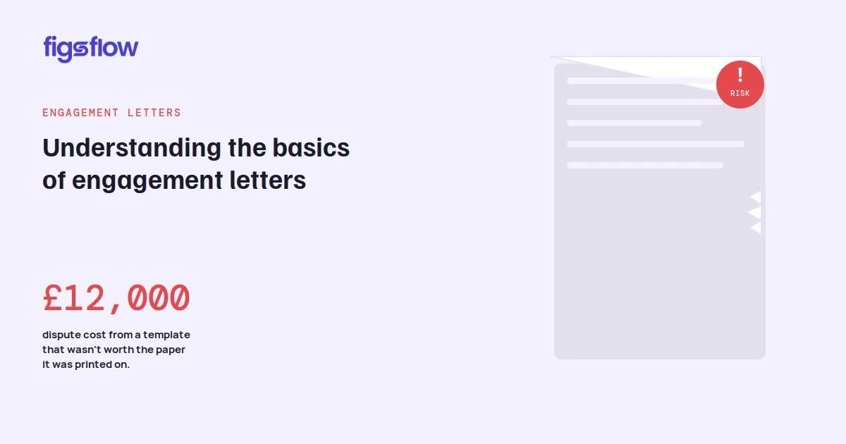 A document discussing the basics of engagement letters and associated costs.