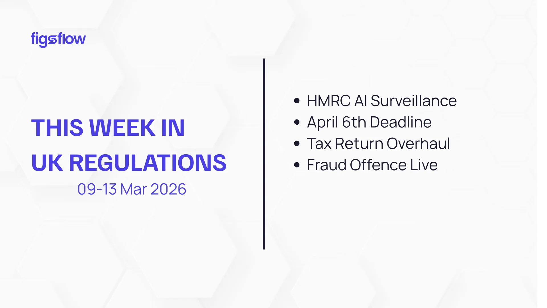 An overview of UK regulatory updates for the week of March 9-13, 2026.