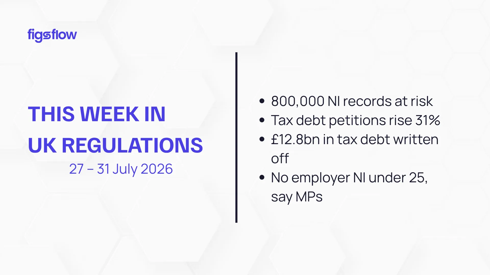 An update highlighting key regulatory changes in the UK.