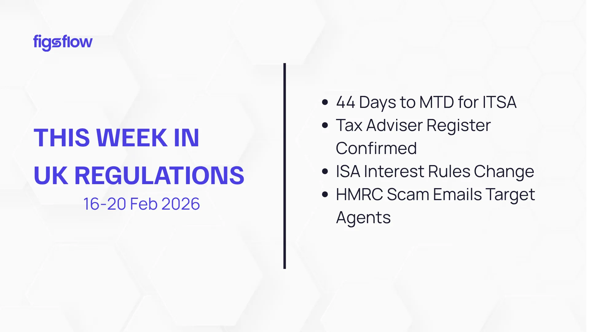 Overview of recent updates in UK regulations for the week of February 16-20, 2026.