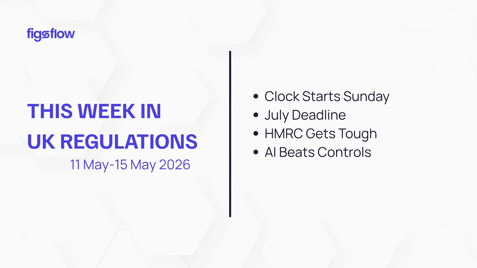 An overview of upcoming UK regulations and deadlines.