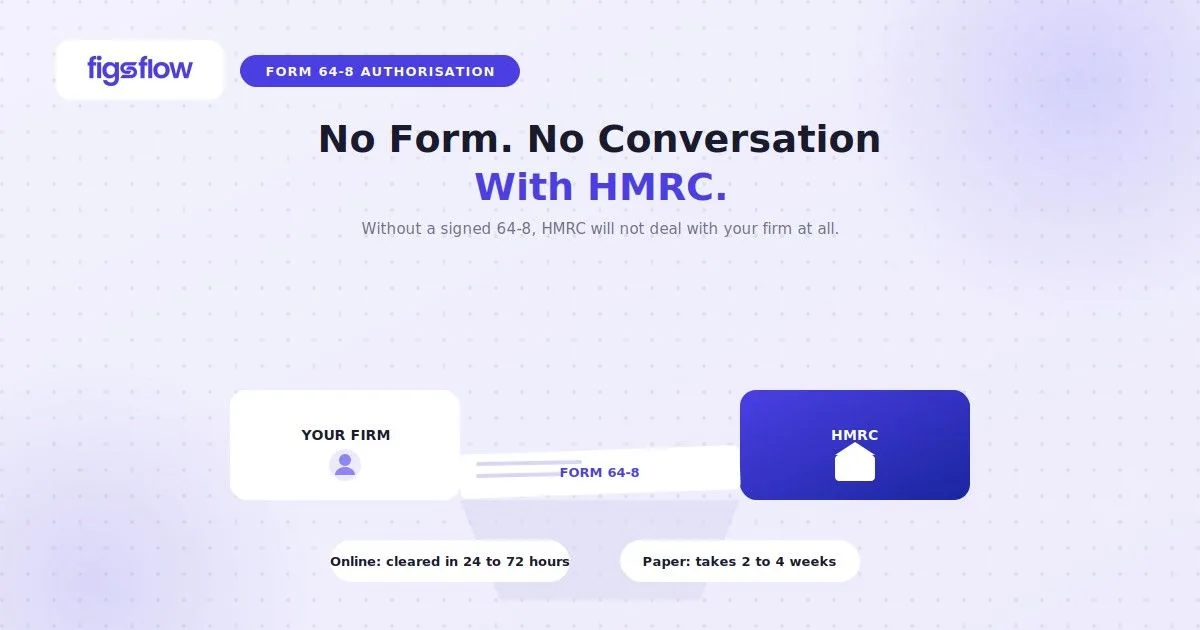 Form 64-8 bridges the gap between firm and HMRC, FigsFlow