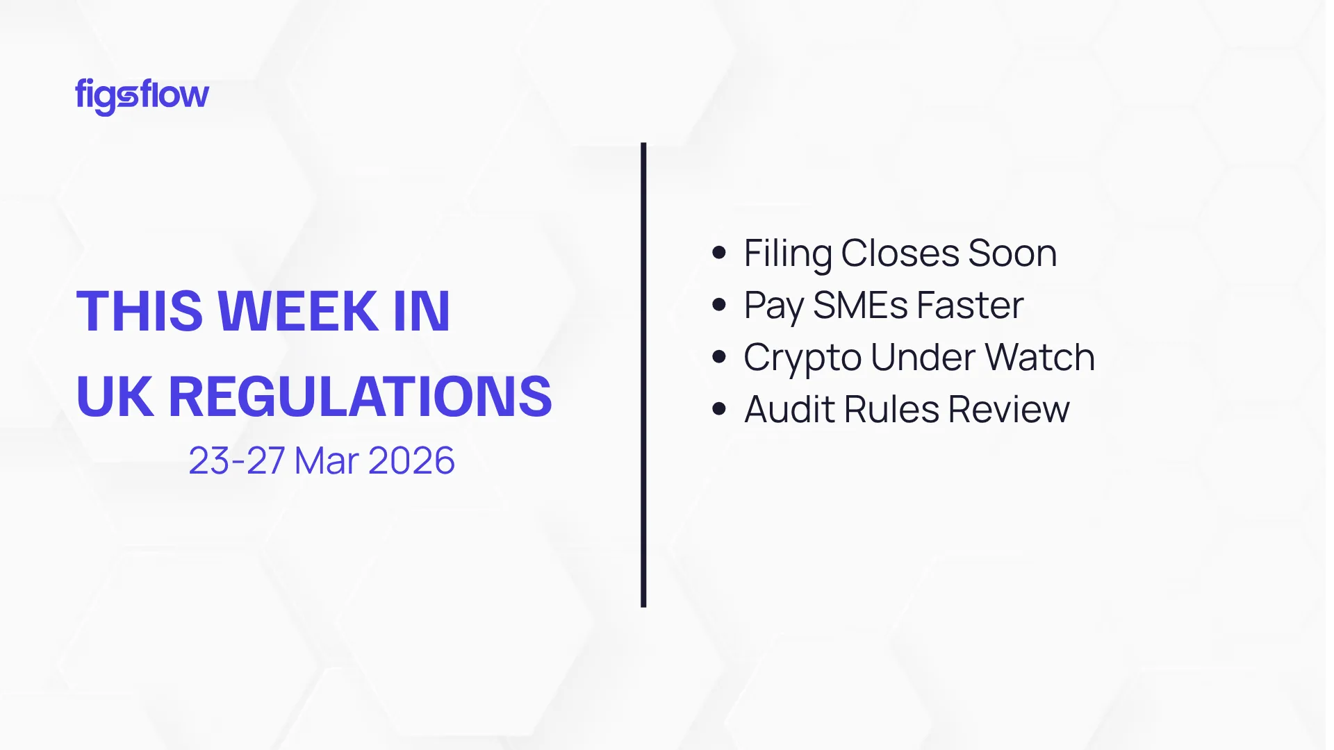 Summary of UK regulatory updates for the week of March 23-27, 2026.