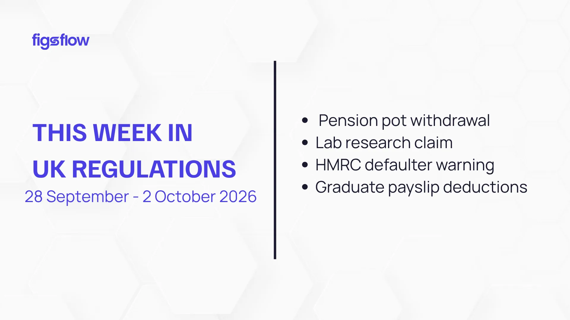 Weekly Update on UK Regulations A summary of UK regulatory updates for the week starting September 28, 2026.