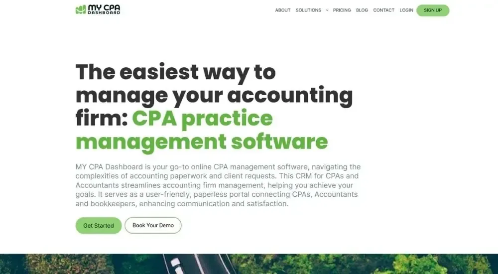 Accelo website homepage showing "Control margins. Stop revenue leak. Protect profitability." hero section with resourcing dashboard and 2026 G2 award badges