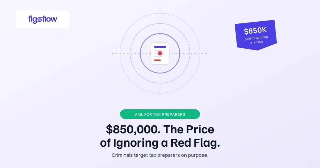 Graphic detailing the financial consequences of ignoring a red flag in tax preparation.